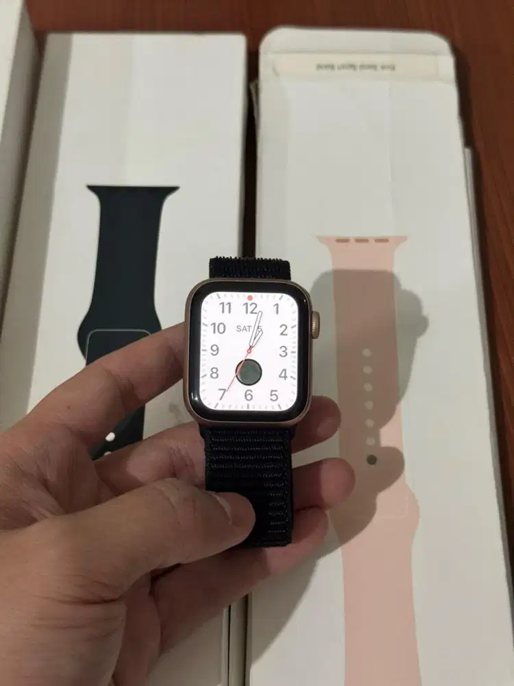 Apple Watch 5 40mm Rosegold Fullset Original
