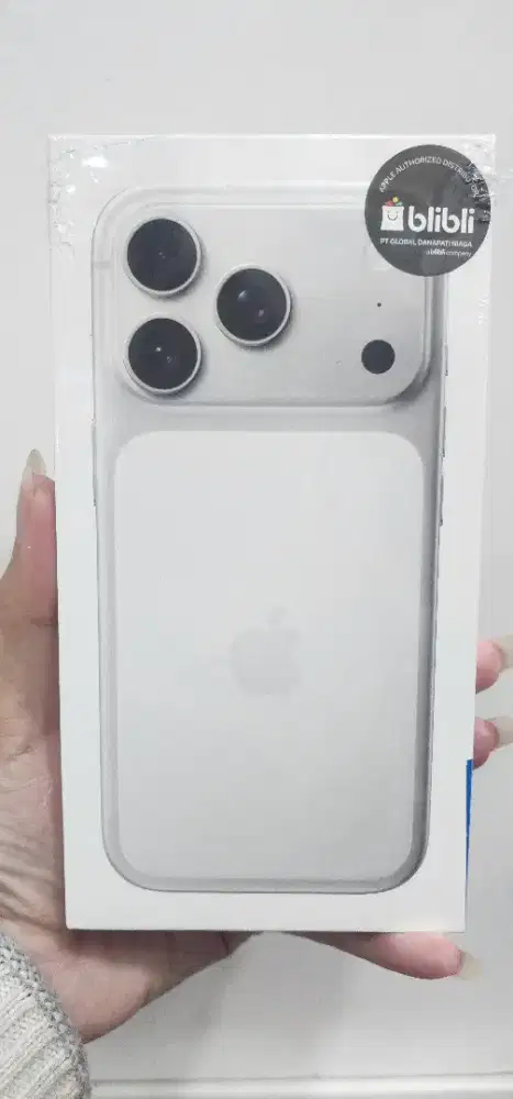 New Iphone 17 pro 512 silver Resmi