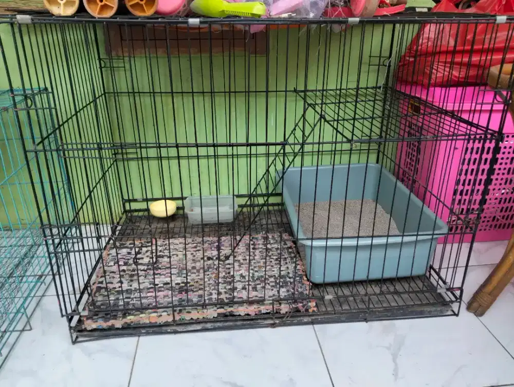 Kandang lipat 100 x 60 cm