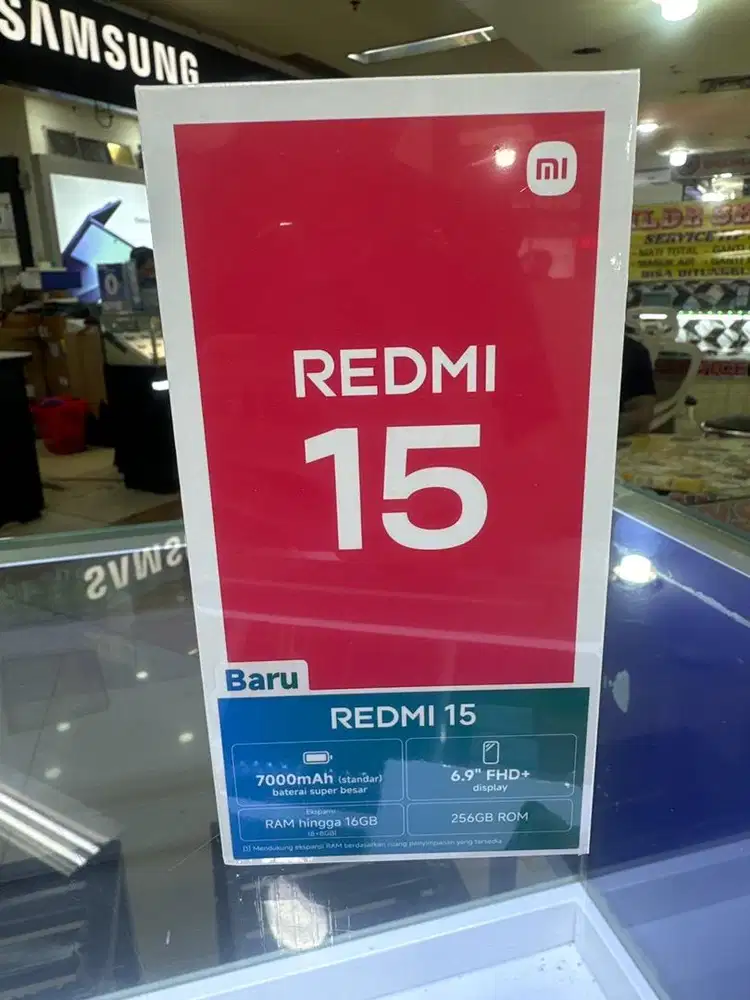 menjual redmi 15 8/256 resmi new