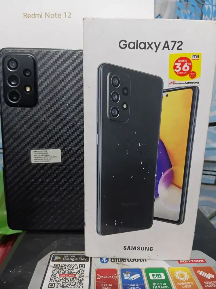 Samsung a72 8/128gb full set mulus