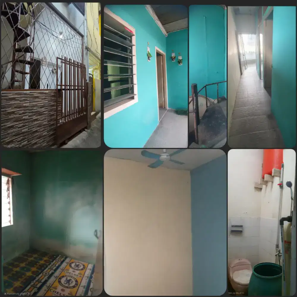 Kost murah gang E3 full tembok lantai 3