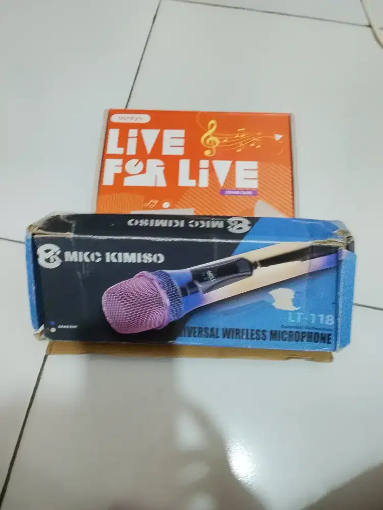 Mixer Bonkyo & Microphone Wireless