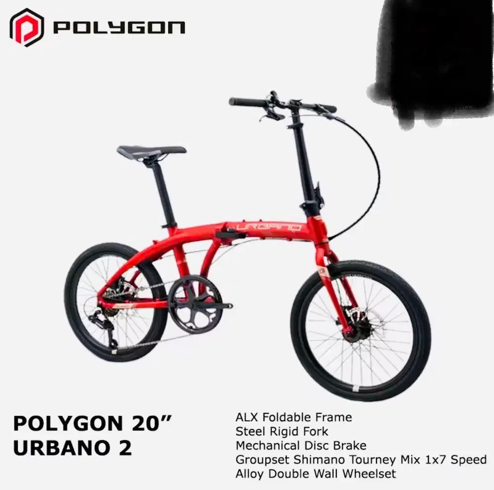 Sepeda lipat polygon urbano 2024