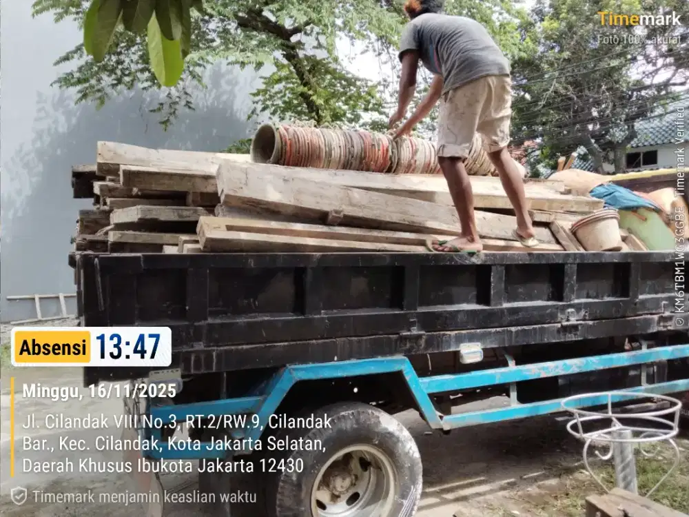 Jasa angkutan puing murah