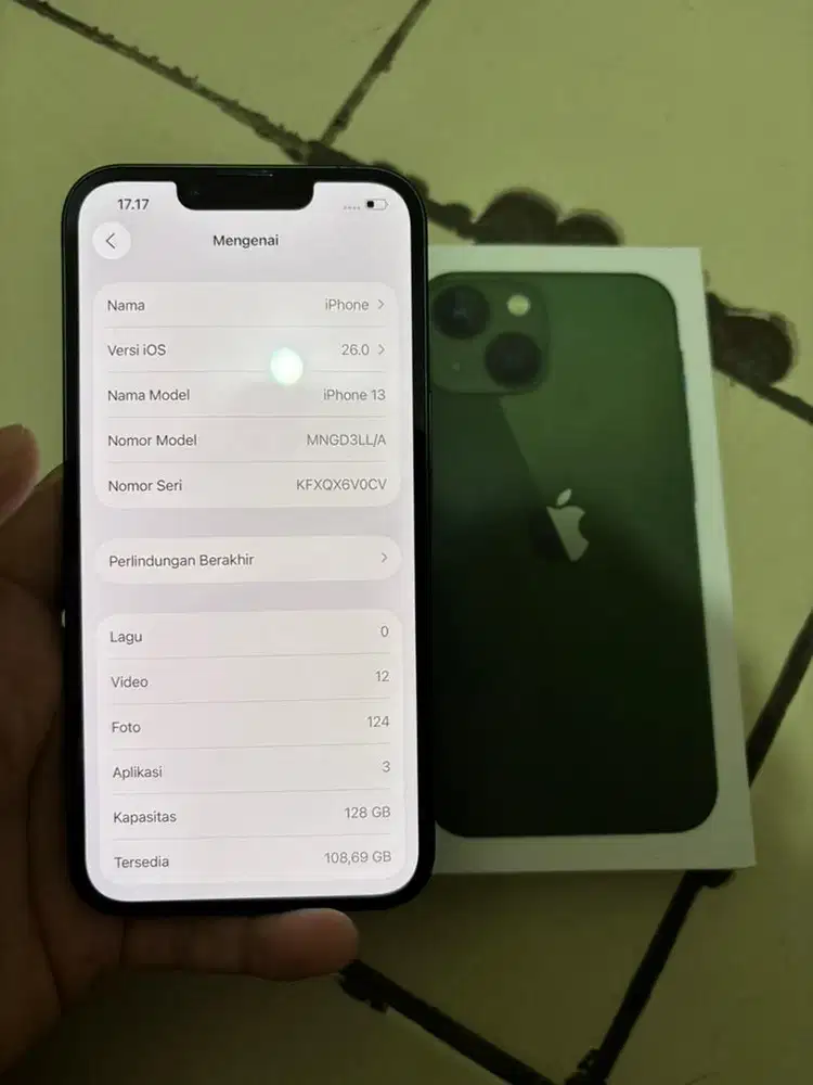 iPhone 13 Green 128gb Inter