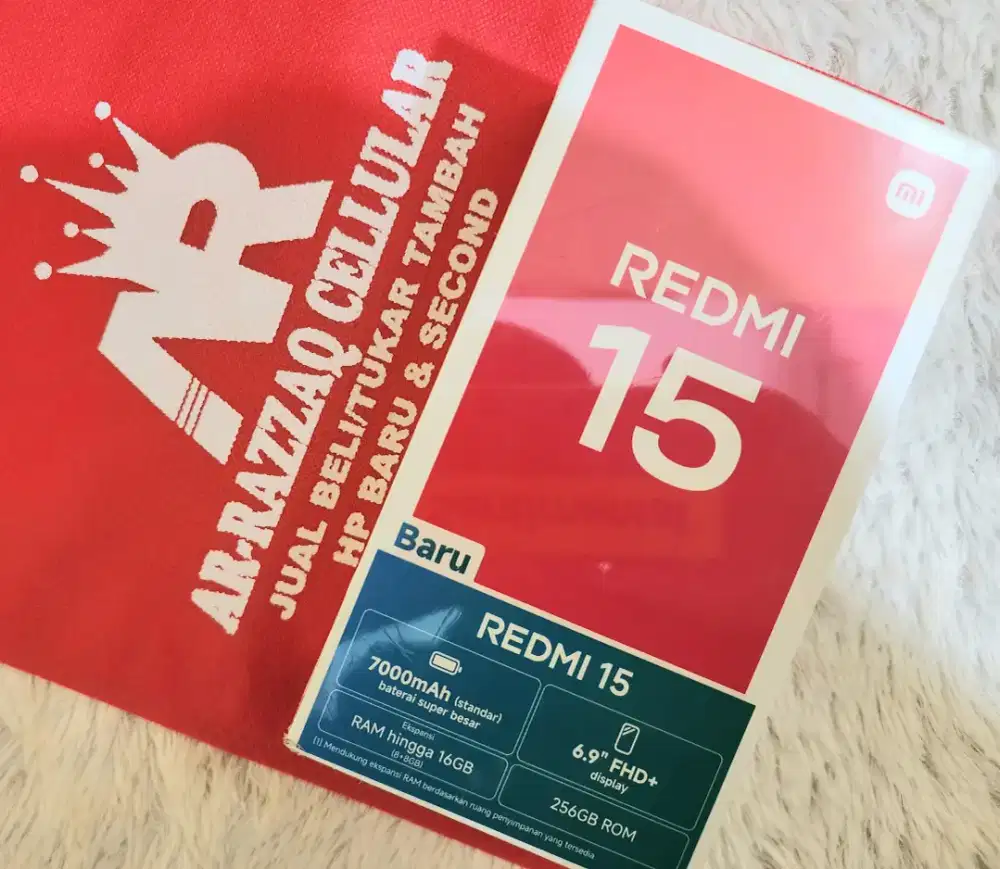 NEW Xiaomi REDMI 15 8/256 BATERAI 7000 mah