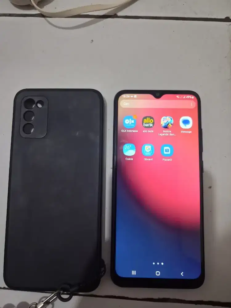 Jual samsung A02 S fullset ram 4/64