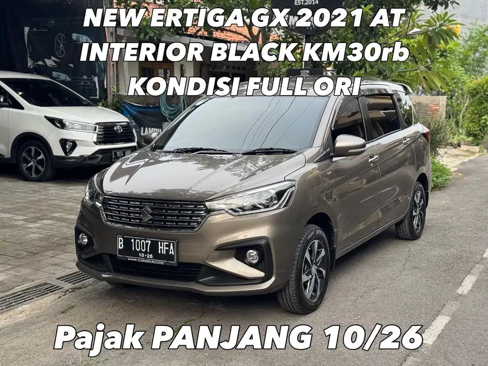 NEW ERTIGA GX 2021 AT LOWKM30rb RECORD FULL ORI
