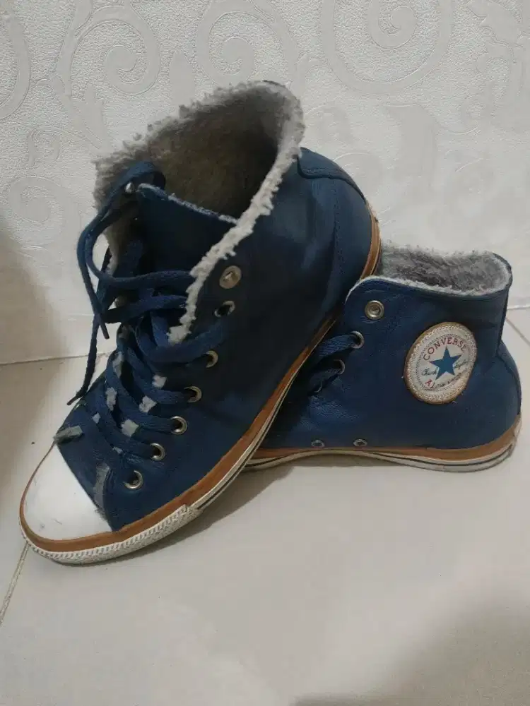 Converse high leather