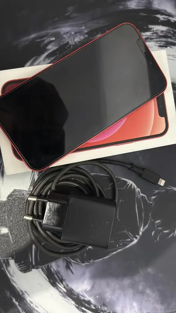 IPHONE 12 64GB EX INTER MERAH RED IMEI TERDAFTAR