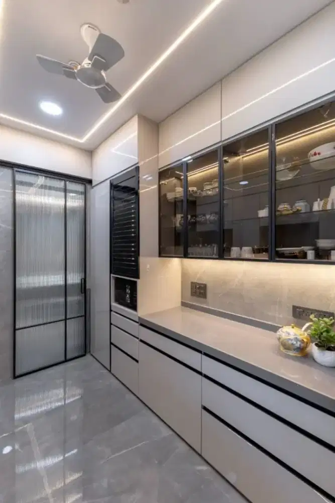 Kitchen set minimalis Lemari pakaian Bedroom set wallpanel wallpaper