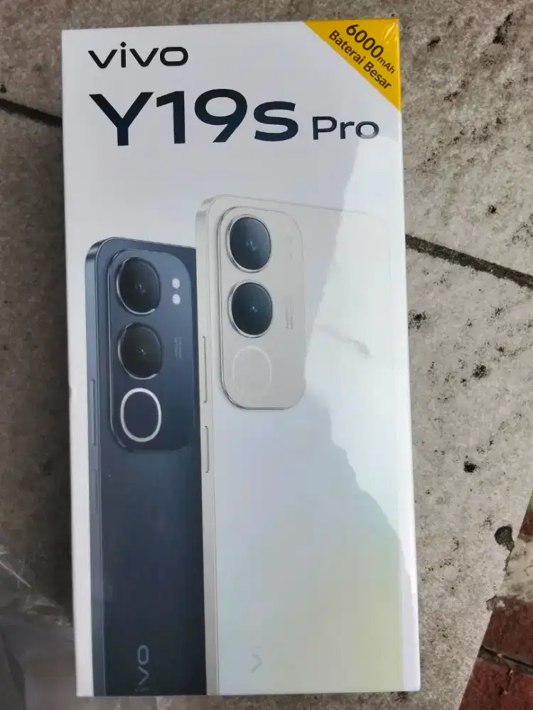 Vivo y19s pro ram 4 Rom 64 baru buka kardus
