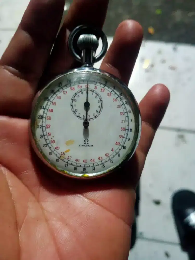 Omega stopwatch jadul original