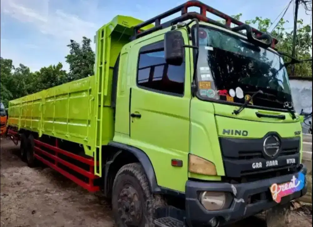 Hino Lohan 500 FL 235 JW Tronton BakBesi 9.8m Ors BioSolar Turbo Euro2
