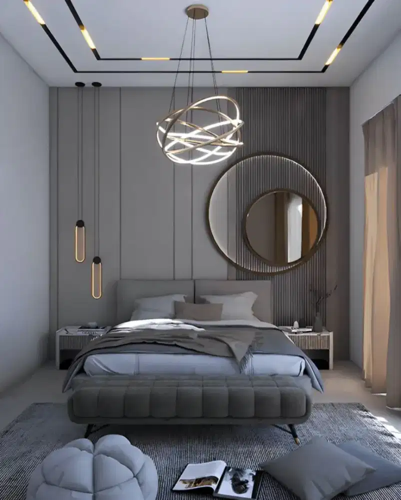 Kitchen set minimalis Lemari pakaian Bedroom set wallpanel wallpaper