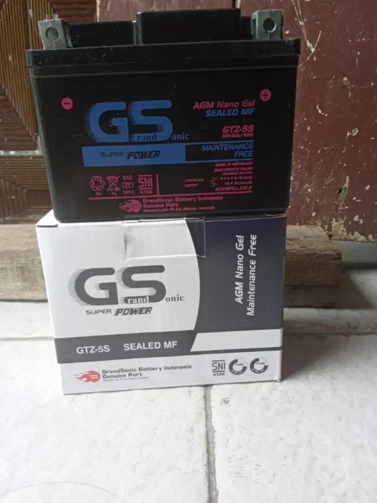 AKI KERING MOTOR BARU MURAH kode MF GTZ-5s