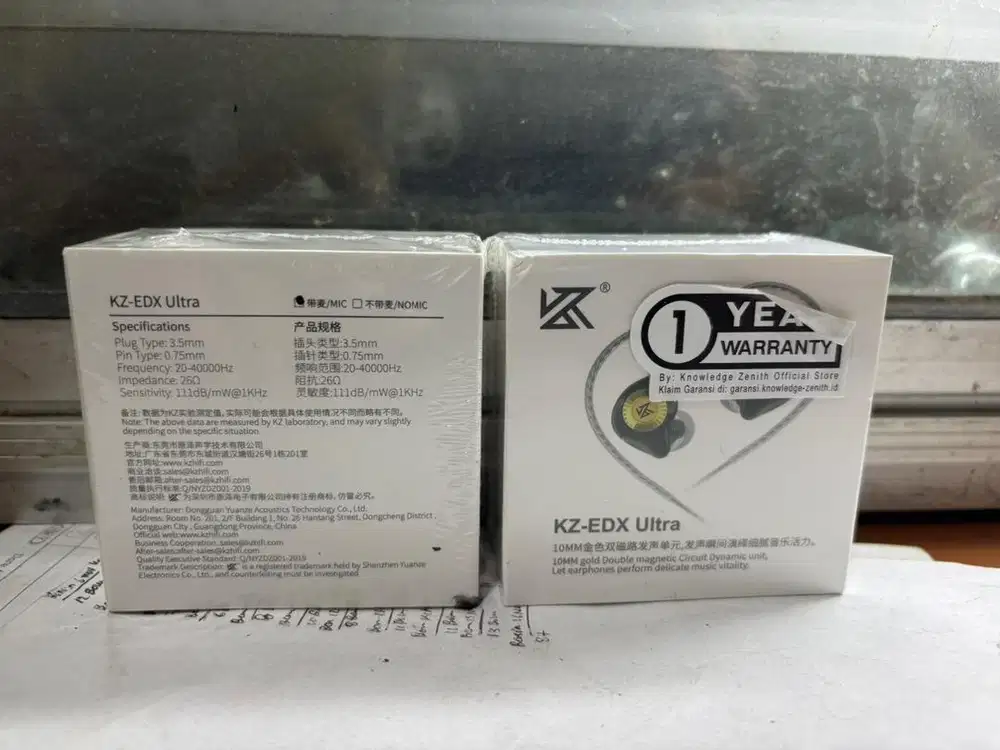 KZ EDX Ultra Headset IEM New Free Antar Harga Pas