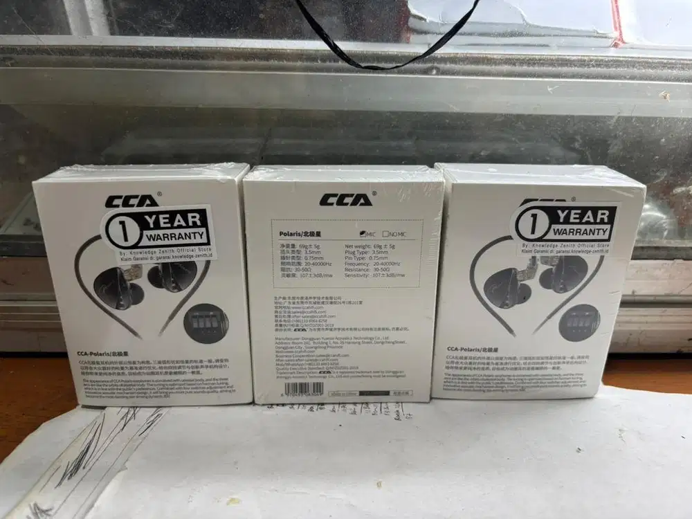CCA Polaris Headset IEM NEW Free Antar Harga Pas