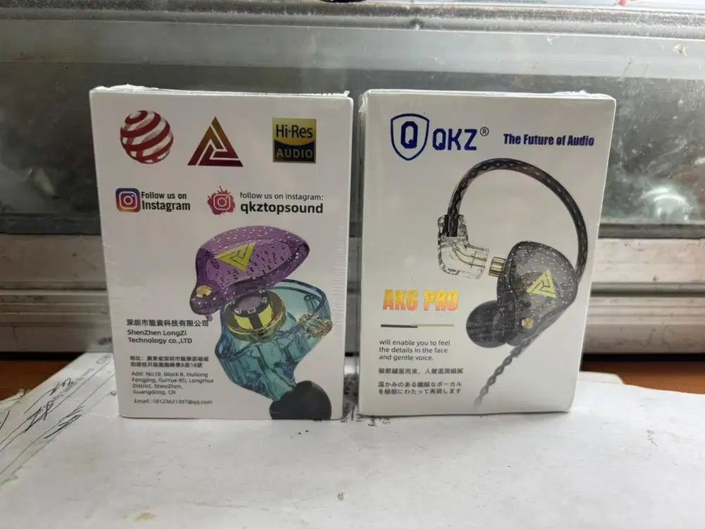 QKZ AK6 Pro Headset IEM NEW Free Antar Harga Pas