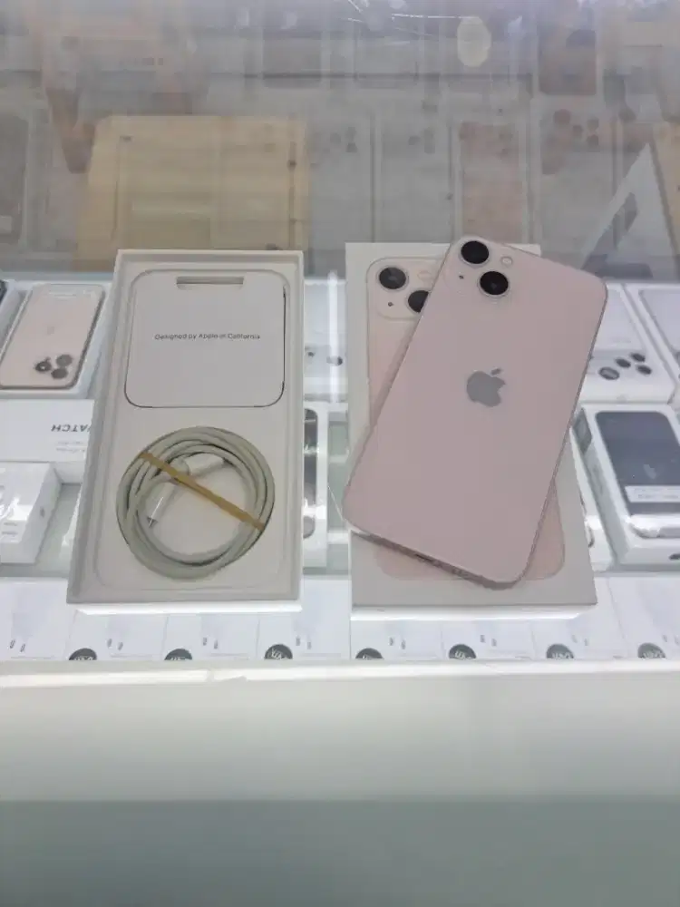 Second IPhone 13 128GB Pink Ex IBOX Mulus Fullset Original Nego