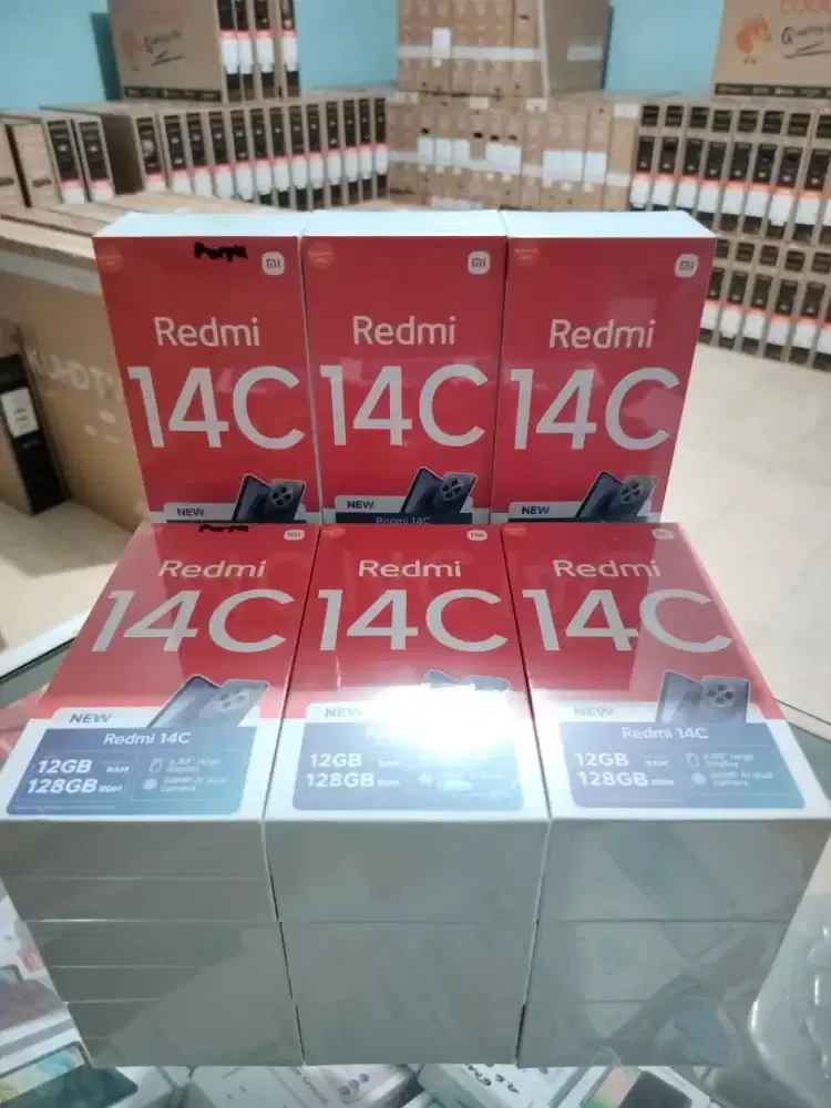 New Redmi 14C 6/128 Garansi Resmi 1 Tahun