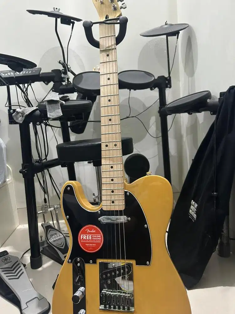 Gitar Listrik Kidal - Squier Affinity Telecaster Left Handed