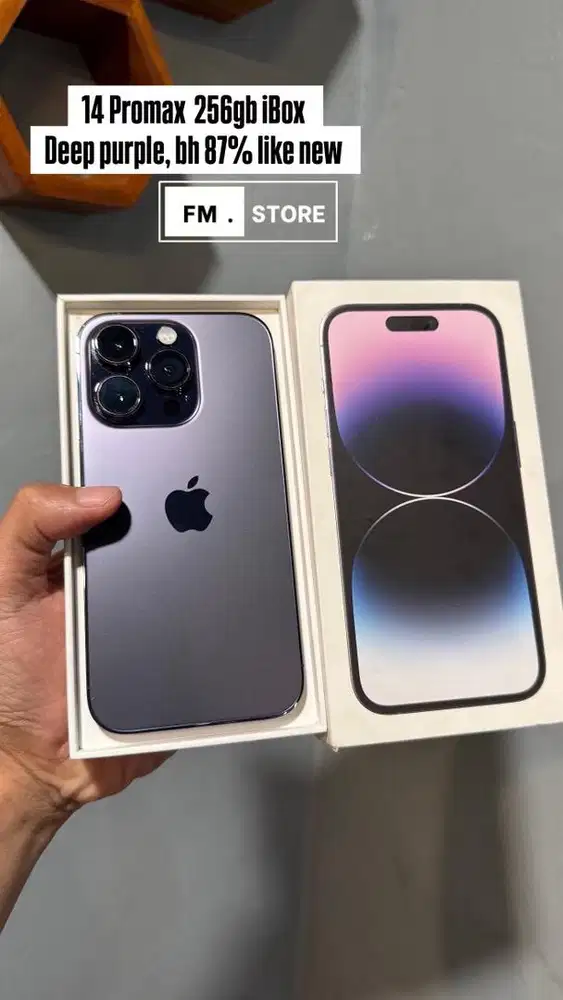 Iphone 14 Promax 256gb iBox deep purple. Muluss