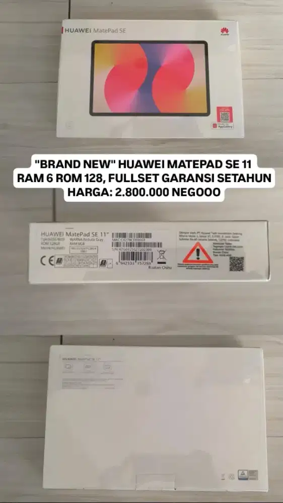 HUAWEI MATEPAD SE 11 RAM 6 GB ROM 128 GB