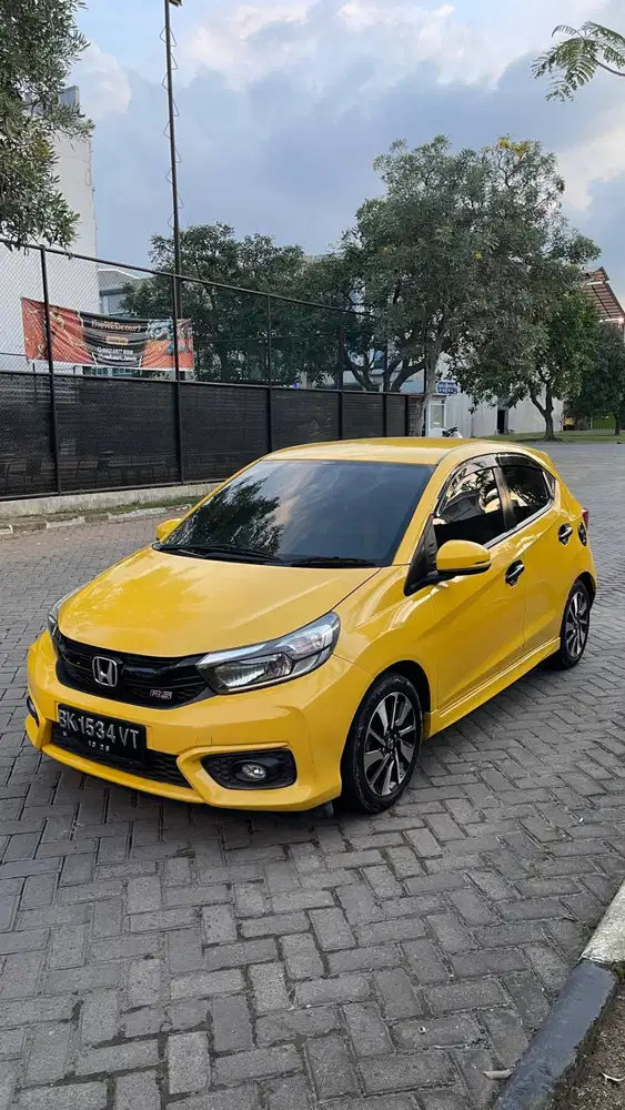 Honda Brio RS 2021 CVT Kuning | Odo 44rb | Pajak Panjang 2026