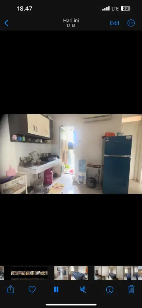 Sewa Apartemen kalibata city tipe 3br semifurnish tower palem lti 15