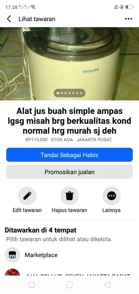 Alat jus simple brg berkualitas kond normal hrg murah sj cpt dpt yah