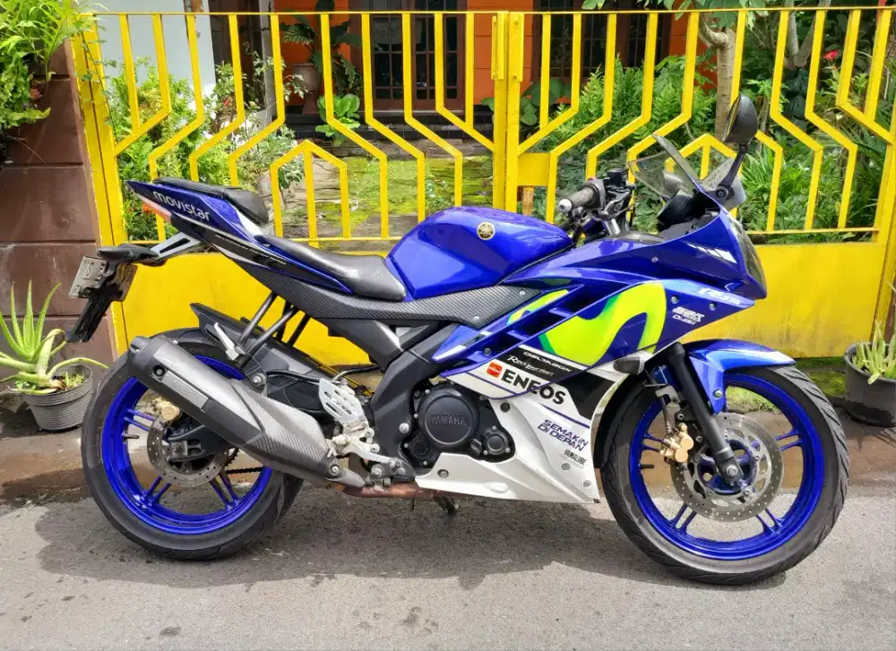 Yamaha R15 livery Movistar Th 2016 AB Bantul pajak baru odo 53rb mulus