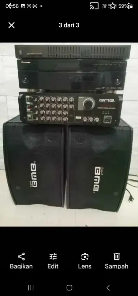 Speaker BMB 10,Ampli BMB+ Blootot,DVD Pioneer, Equalizer