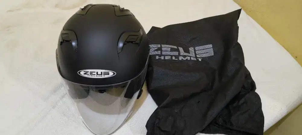 Helm Zeus ZS627 Matt Black (Hitam Doff) Single Visor