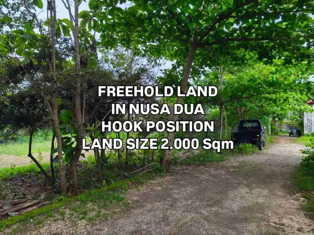 Tanah Hook Bonus Rumah di Nusa Dua Kuta Selatan Badung Bali