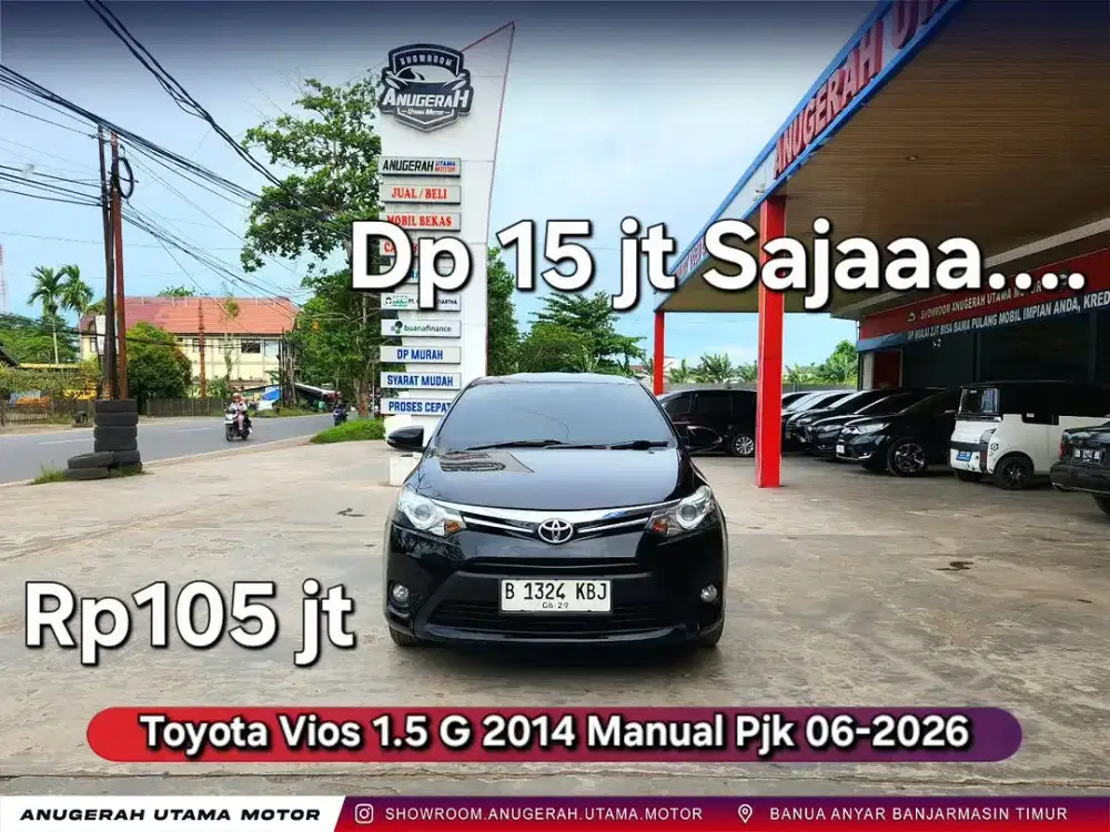 Dp15jt Vios G facelift 2014 MT Pribadi Pjk06-2026
