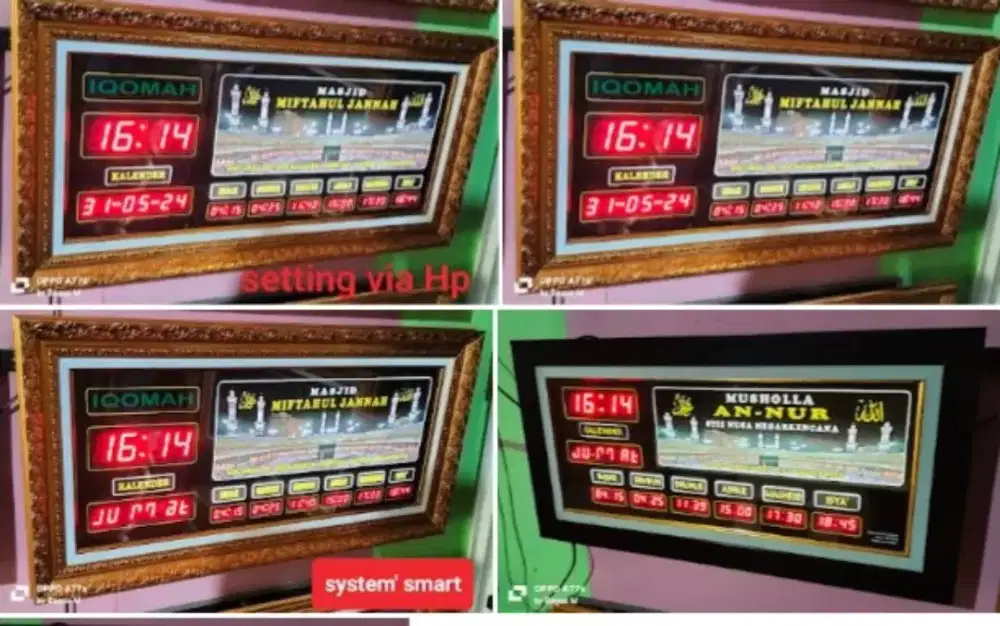 Pusat service segala merk jam digital masjid