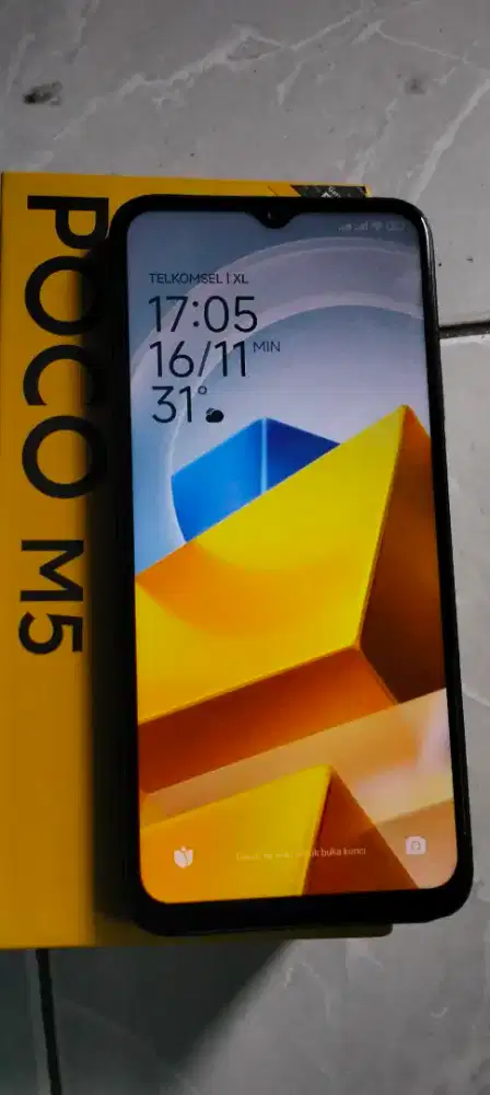Jual HP POCO M5 dus cas lengkap