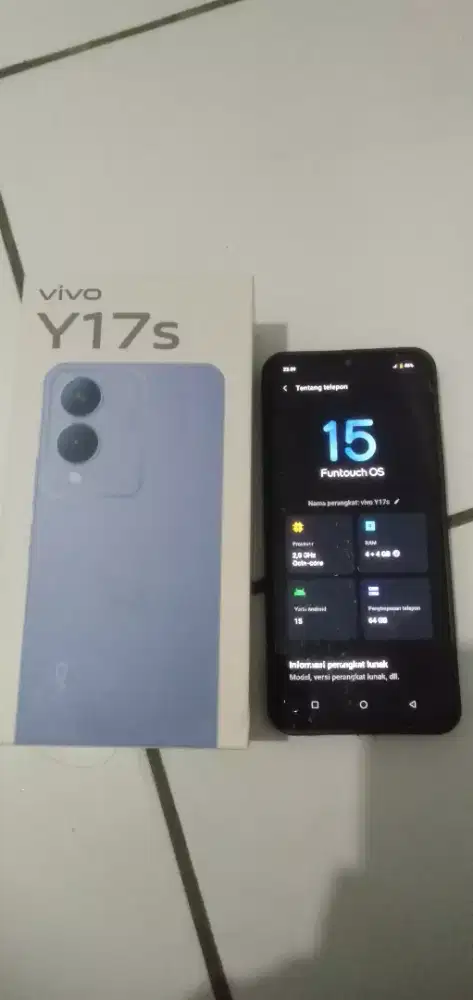 D jual Vivo Y17s . RAM 4+4/64GB