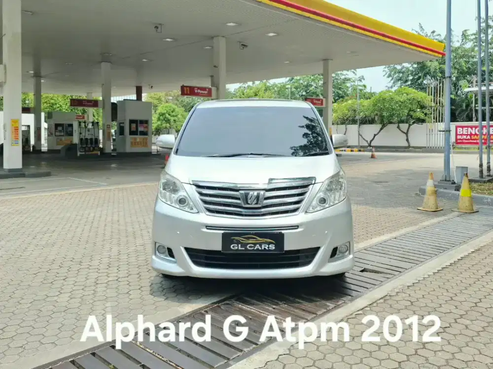 Alphard G Atpm Cash 2012 Silver 2.4 Toyota