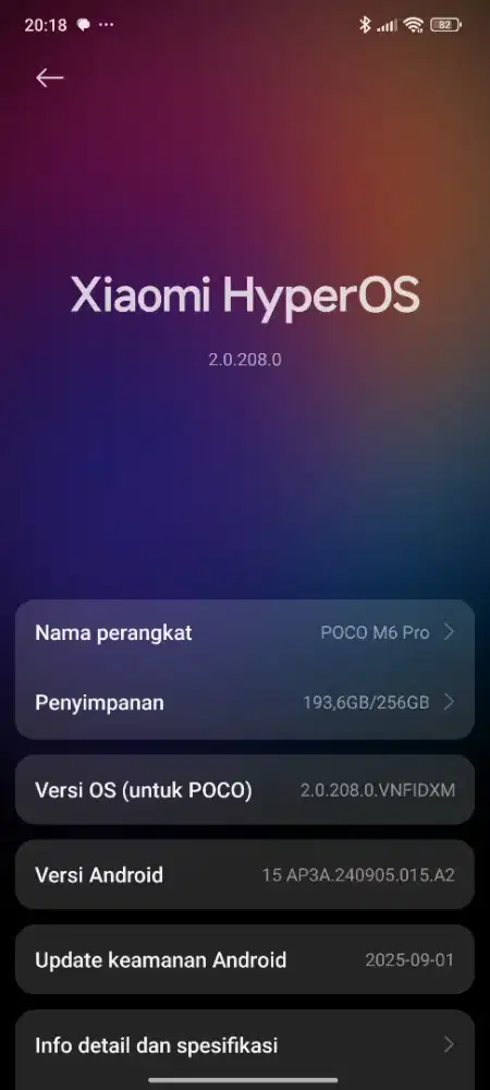 Poco m6 pro ram 8/256