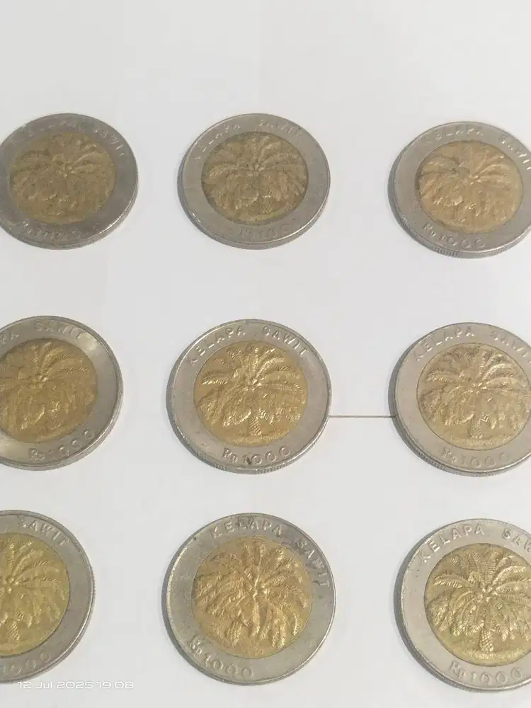 Koin Kuno Kelapa Sawit Rp 1000