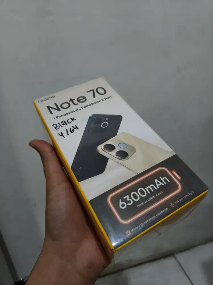 Realme note 70 4/64 new murah