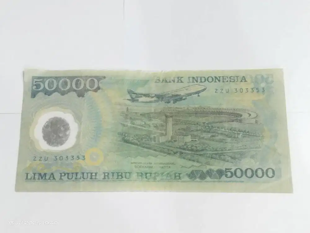 Dijual Uang Kertas Rp 50000 Langka
