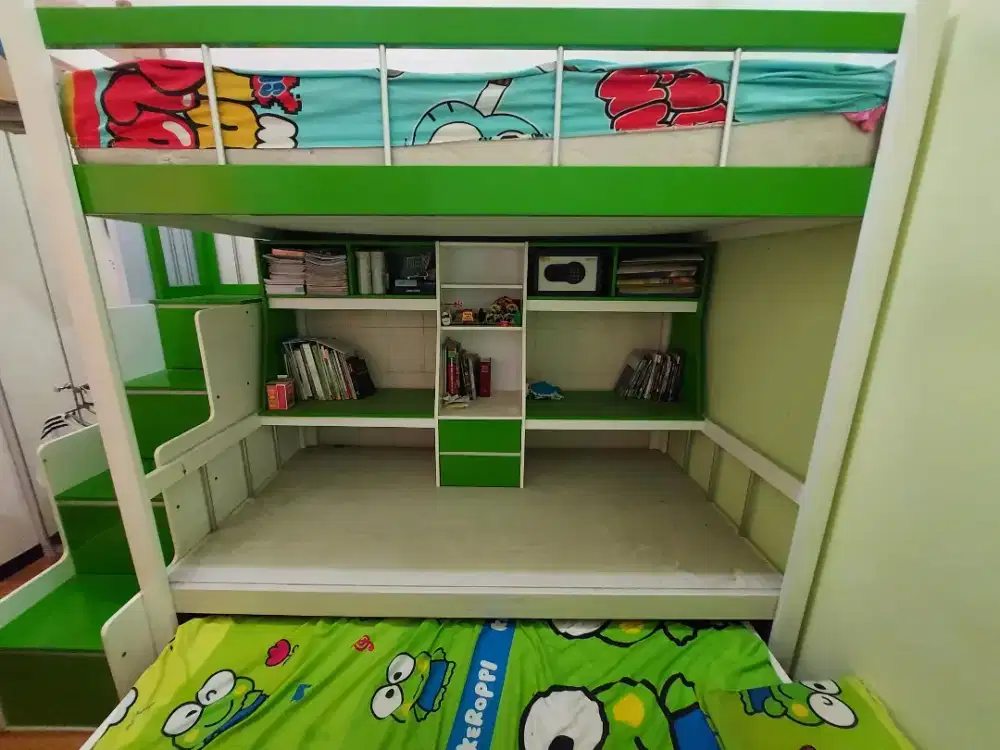 Tempat tidur anak 2 dua susun -ranjang tingkat
