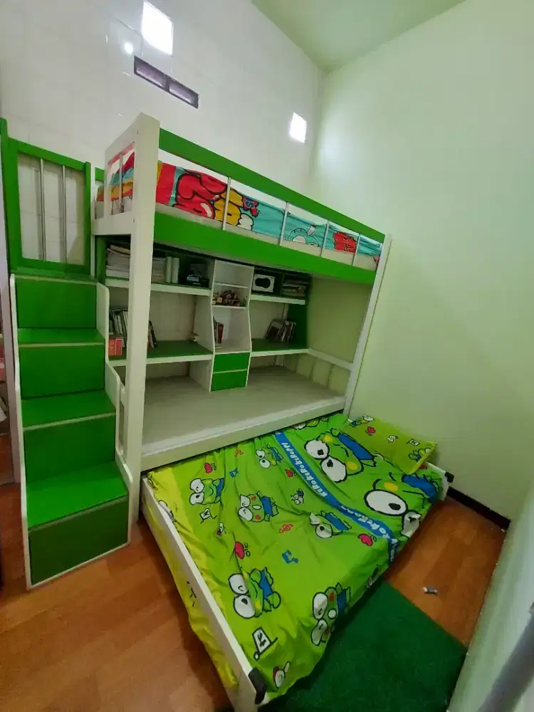 Tempat tidur anak 2 dua susun -ranjang tingkat