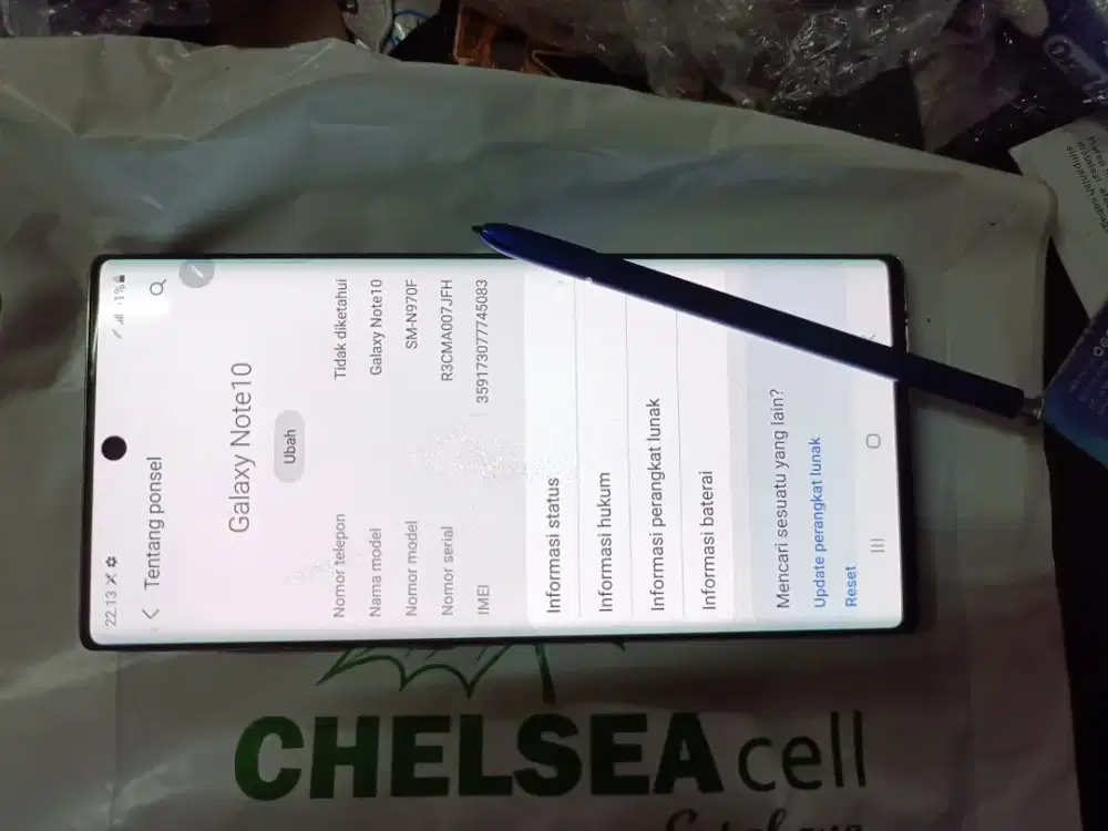 Murah hp Samsung Note 10 lite 8/128 mulus normal