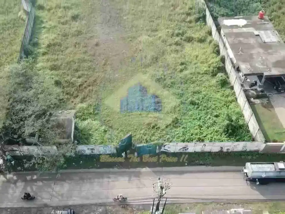 Disewakan! Tanah Darat Strategis di Curug - Tangerang. Akses Container 40 Feet