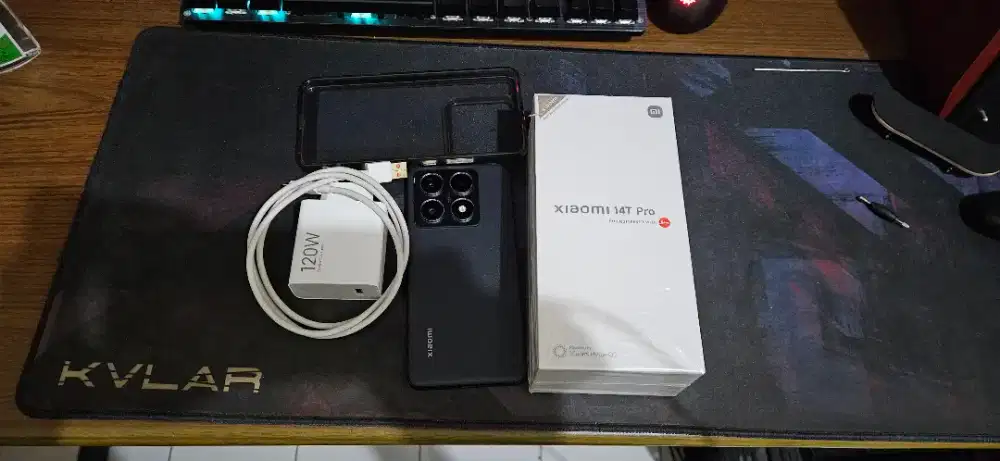 Xiaomi 14T Pro 12GB/512GB Titan Black Normal Lengkap